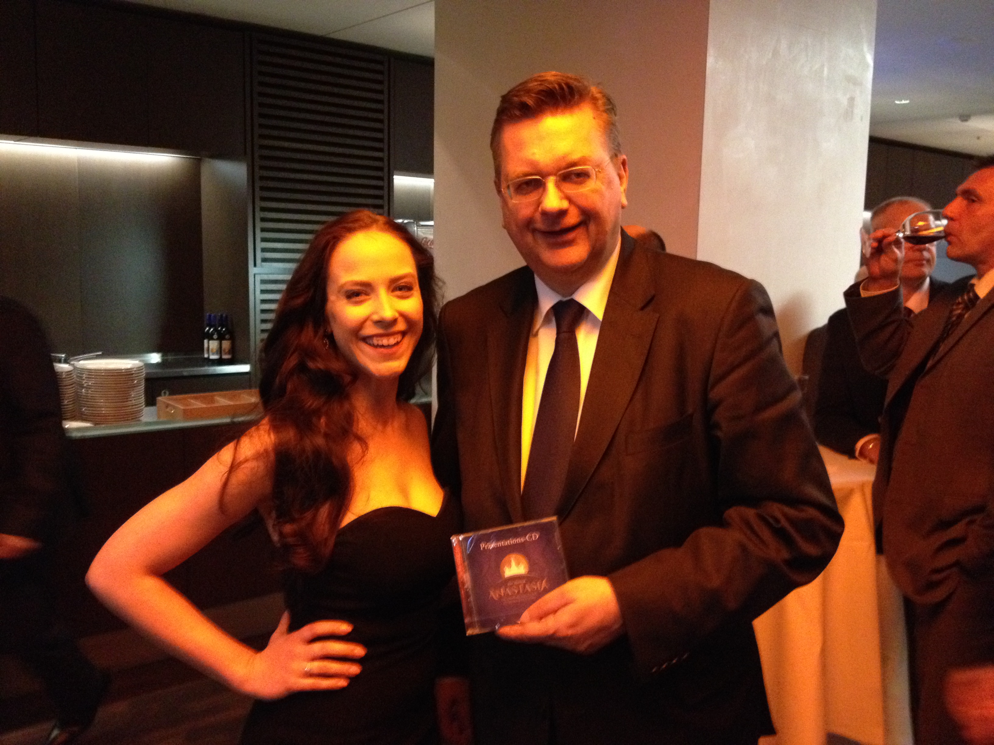Sara Dähn und Reinhard Grindel 2017