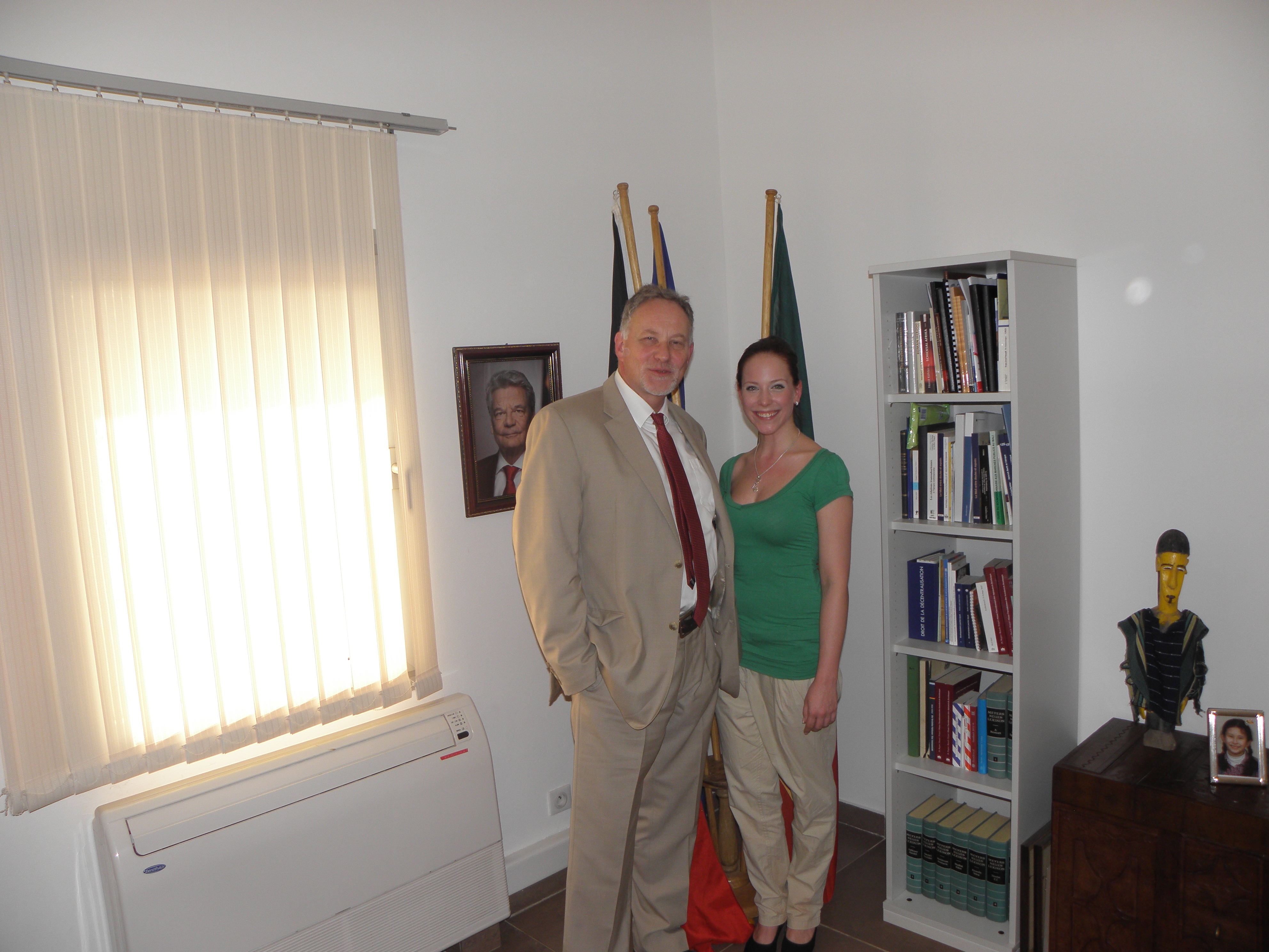 Sara Dähn und Dr. Overfeld